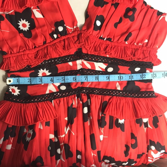 LEA COLLECTION CLASSIC Cold Shoulder Floral Dress - Picture 6 of 13